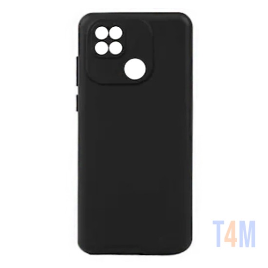 Funda de Silicona con Marco de Cámara para Xiaomi Redmi 10a Negra